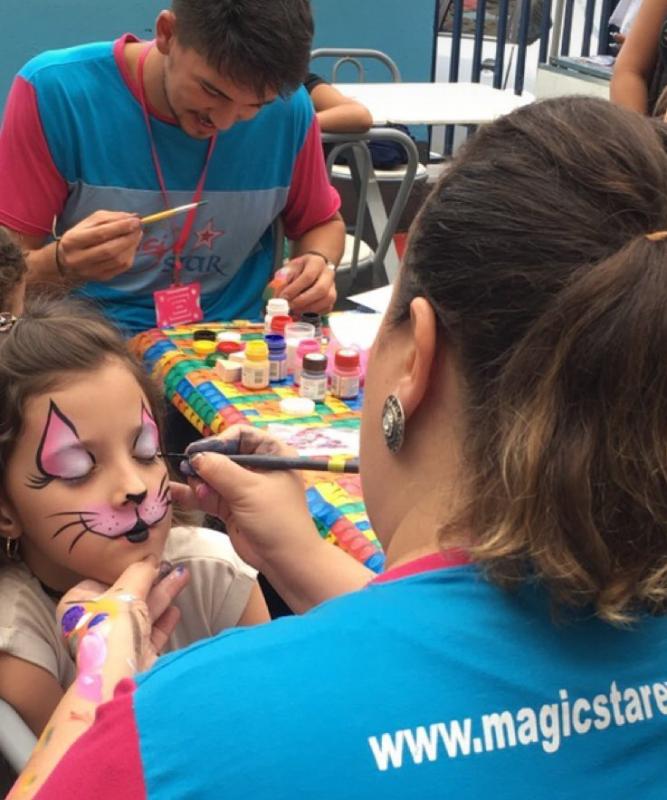 Desenhos de pintura de rosto de maquiagem infantil pintura de