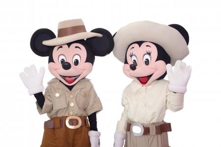 Mickey e Minnie Safari