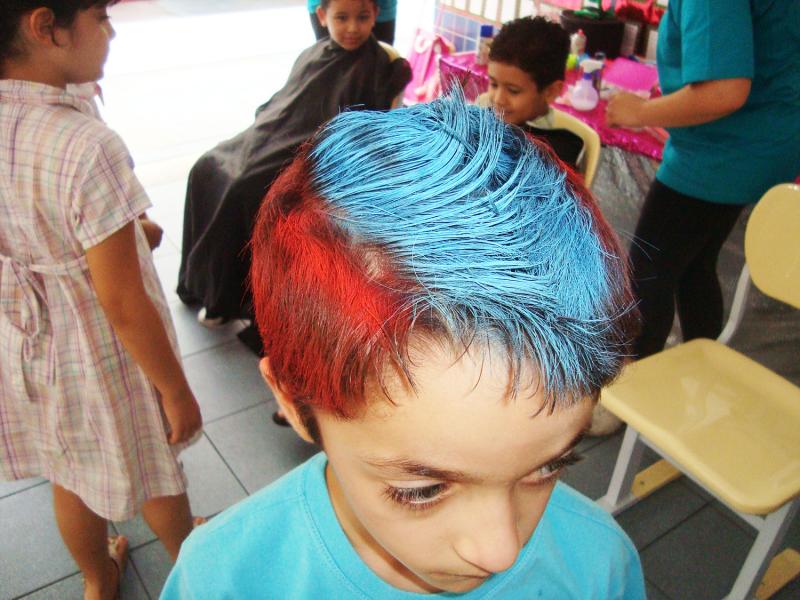 cabelo maluco masculino infantil